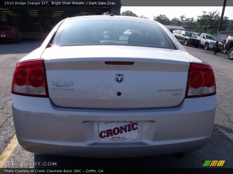 Bright Silver Metallic / Dark Slate Gray 2010 Dodge Charger SXT