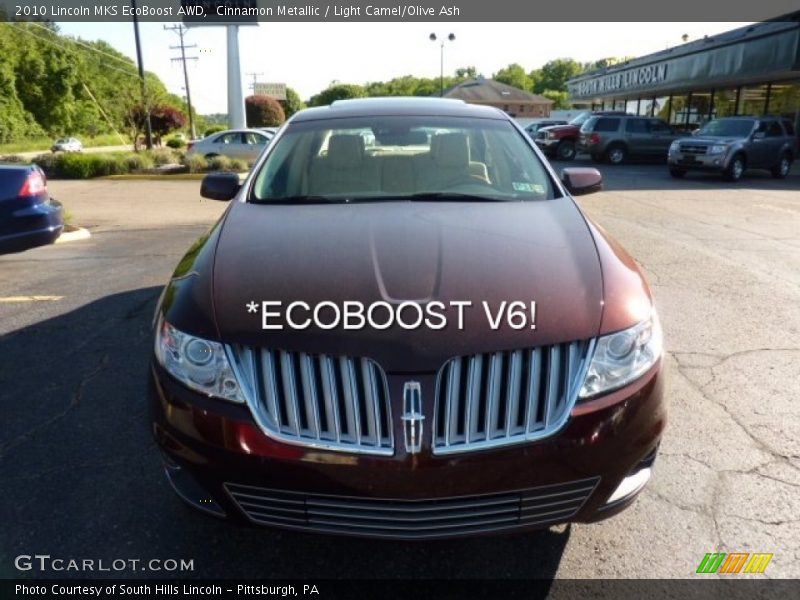 Cinnamon Metallic / Light Camel/Olive Ash 2010 Lincoln MKS EcoBoost AWD