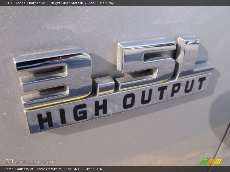 Bright Silver Metallic / Dark Slate Gray 2010 Dodge Charger SXT