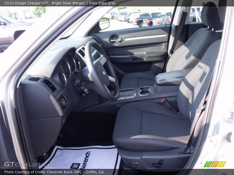 Bright Silver Metallic / Dark Slate Gray 2010 Dodge Charger SXT