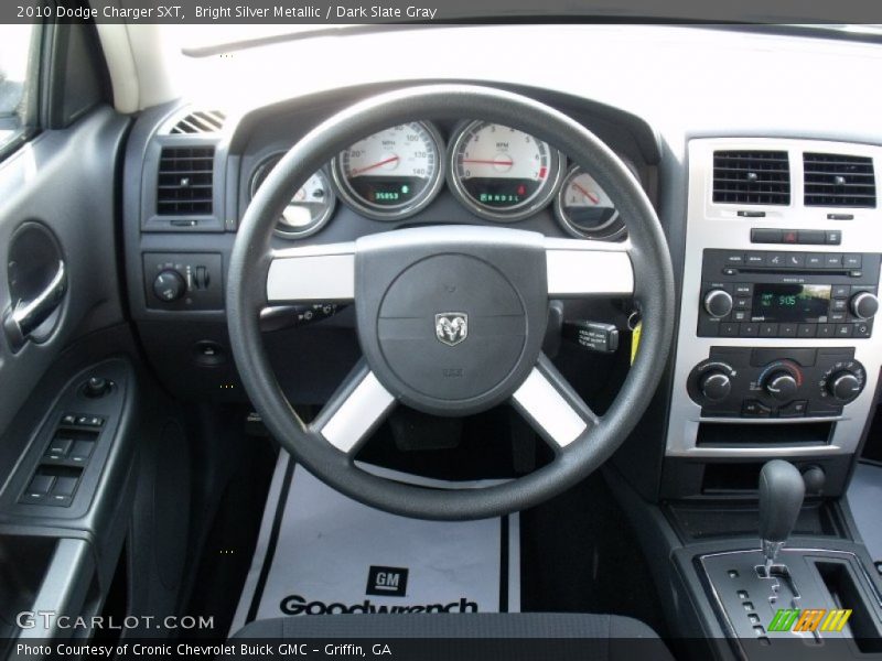 Bright Silver Metallic / Dark Slate Gray 2010 Dodge Charger SXT