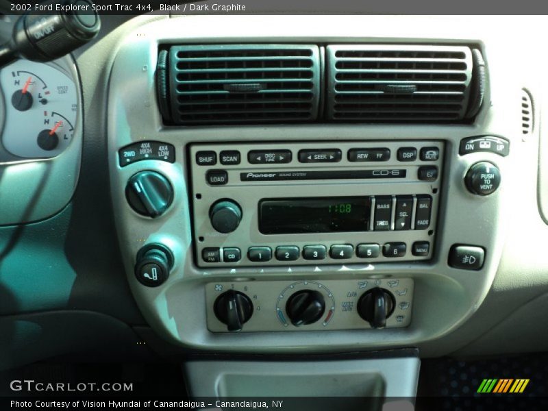 Controls of 2002 Explorer Sport Trac 4x4