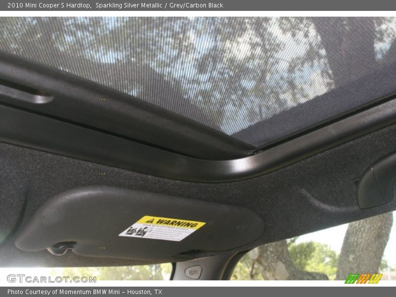 Sparkling Silver Metallic / Grey/Carbon Black 2010 Mini Cooper S Hardtop