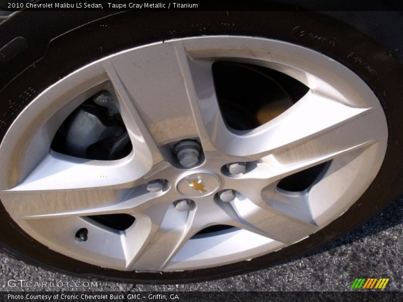 Taupe Gray Metallic / Titanium 2010 Chevrolet Malibu LS Sedan