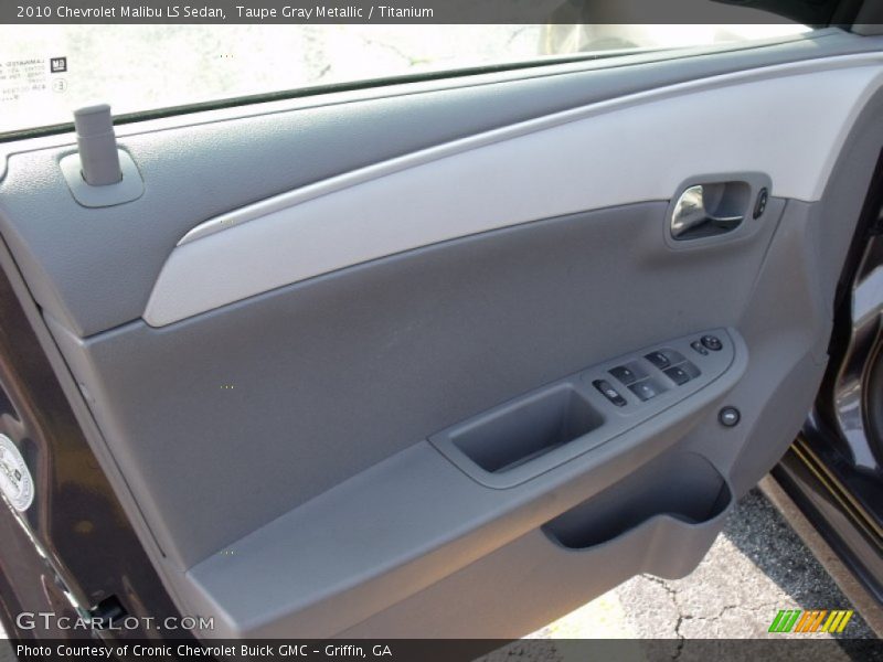 Taupe Gray Metallic / Titanium 2010 Chevrolet Malibu LS Sedan