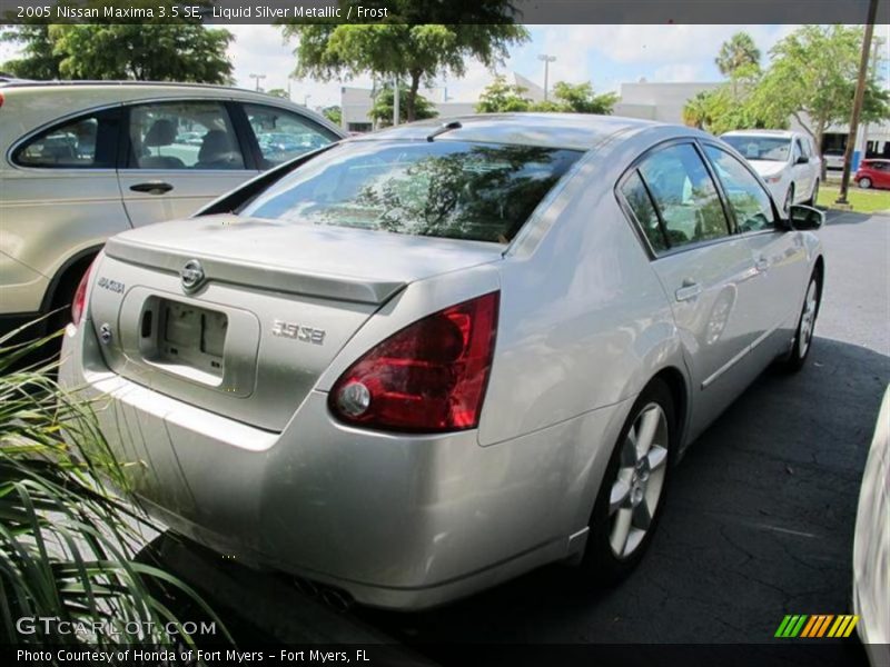 Liquid Silver Metallic / Frost 2005 Nissan Maxima 3.5 SE