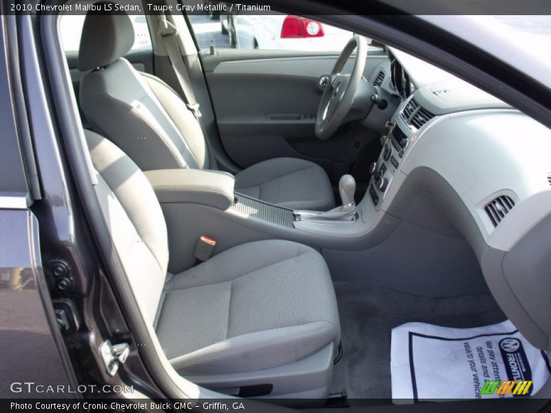 Taupe Gray Metallic / Titanium 2010 Chevrolet Malibu LS Sedan