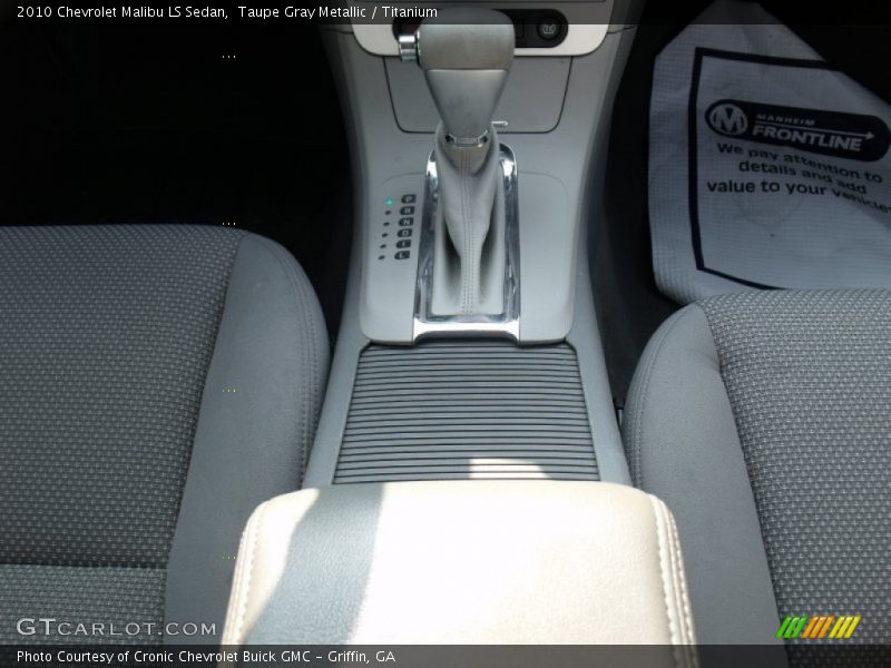 Taupe Gray Metallic / Titanium 2010 Chevrolet Malibu LS Sedan