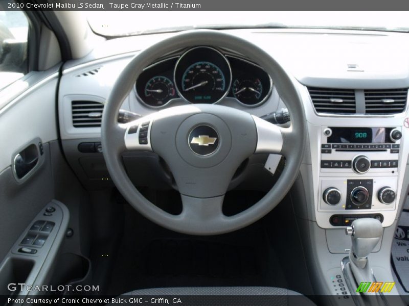 Taupe Gray Metallic / Titanium 2010 Chevrolet Malibu LS Sedan
