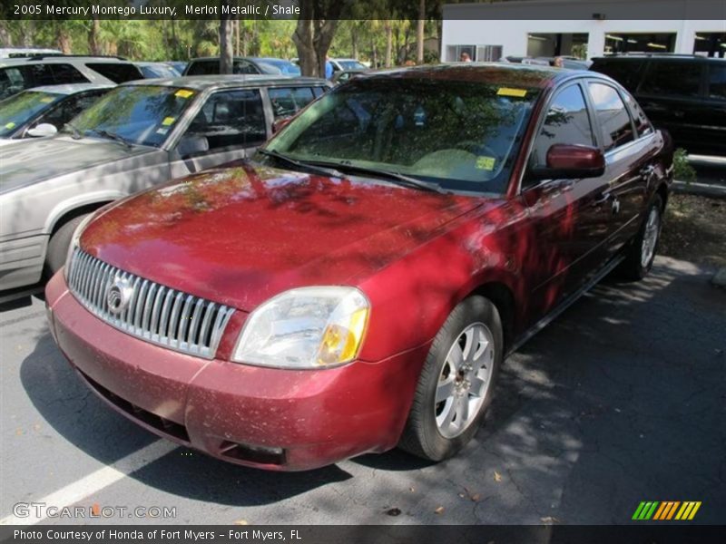 Merlot Metallic / Shale 2005 Mercury Montego Luxury