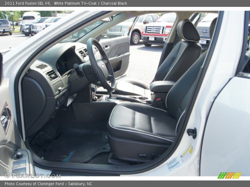  2011 Fusion SEL V6 Charcoal Black Interior