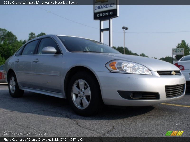 Silver Ice Metallic / Ebony 2011 Chevrolet Impala LT