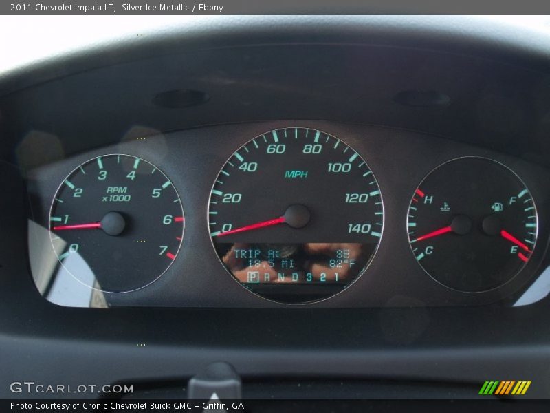 Silver Ice Metallic / Ebony 2011 Chevrolet Impala LT