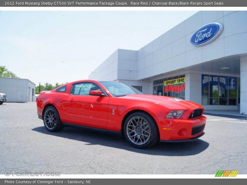  2012 Mustang Shelby GT500 SVT Performance Package Coupe Race Red