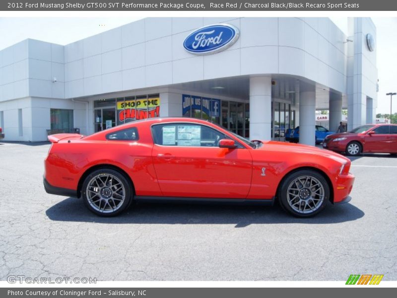  2012 Mustang Shelby GT500 SVT Performance Package Coupe Race Red