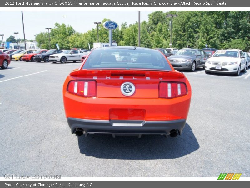  2012 Mustang Shelby GT500 SVT Performance Package Coupe Race Red