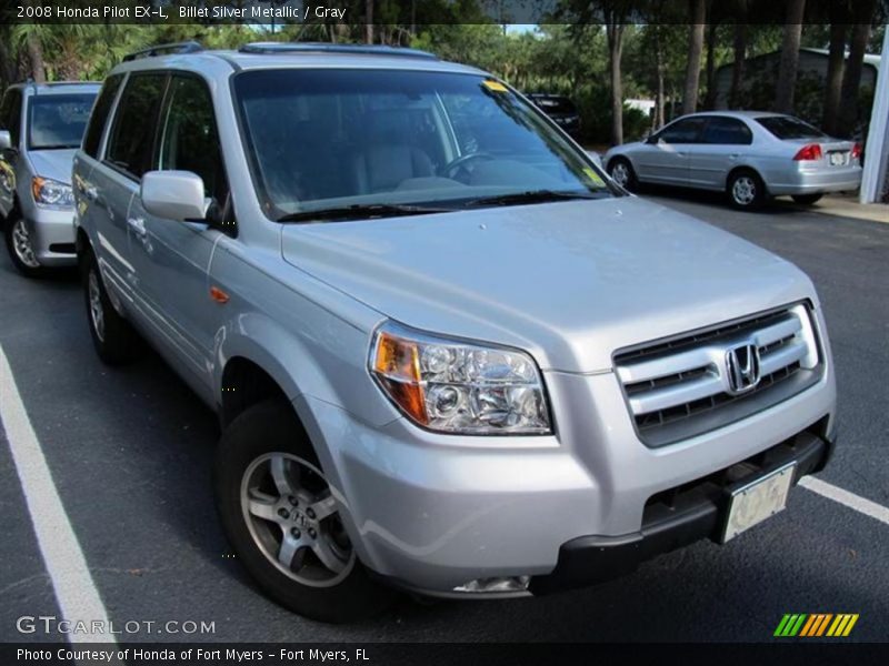 Billet Silver Metallic / Gray 2008 Honda Pilot EX-L