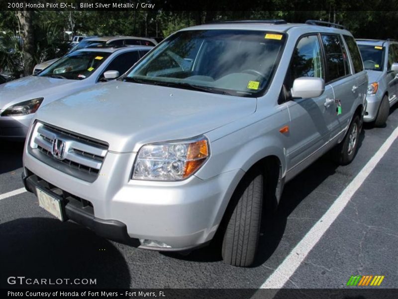 Billet Silver Metallic / Gray 2008 Honda Pilot EX-L