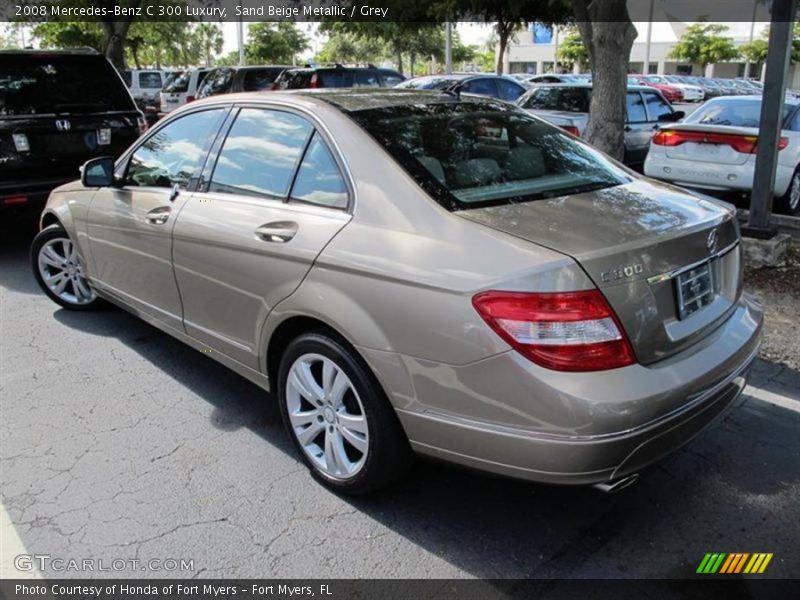 Sand Beige Metallic / Grey 2008 Mercedes-Benz C 300 Luxury