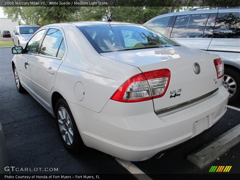 White Suede / Medium Light Stone 2008 Mercury Milan V6