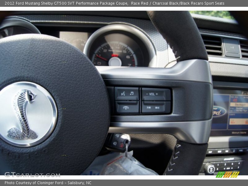 Controls of 2012 Mustang Shelby GT500 SVT Performance Package Coupe