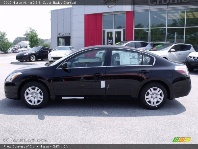 Super Black / Charcoal 2012 Nissan Altima 2.5 S