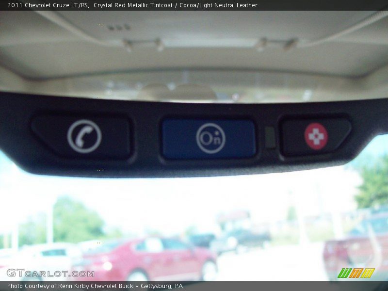 Crystal Red Metallic Tintcoat / Cocoa/Light Neutral Leather 2011 Chevrolet Cruze LT/RS