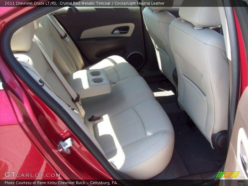 Crystal Red Metallic Tintcoat / Cocoa/Light Neutral Leather 2011 Chevrolet Cruze LT/RS