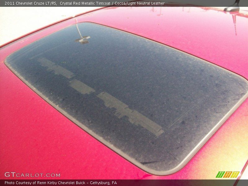 Crystal Red Metallic Tintcoat / Cocoa/Light Neutral Leather 2011 Chevrolet Cruze LT/RS