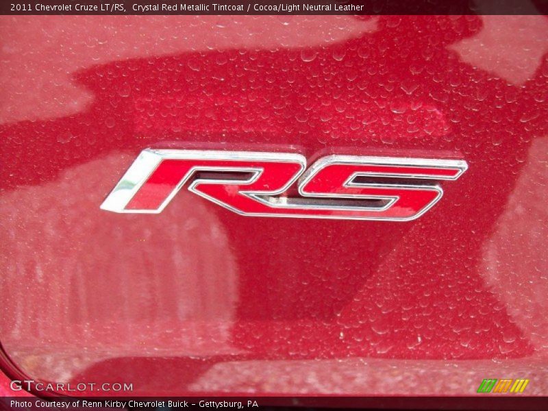 Crystal Red Metallic Tintcoat / Cocoa/Light Neutral Leather 2011 Chevrolet Cruze LT/RS