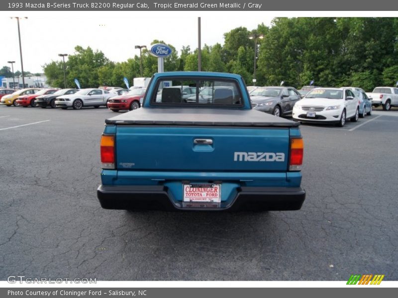 Tropic Emerald Green Metallic / Gray 1993 Mazda B-Series Truck B2200 Regular Cab