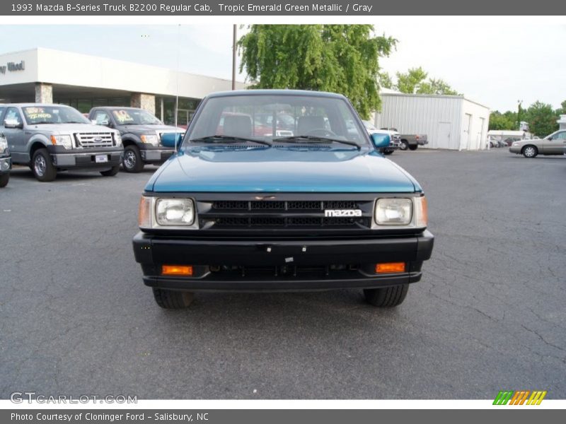 Tropic Emerald Green Metallic / Gray 1993 Mazda B-Series Truck B2200 Regular Cab