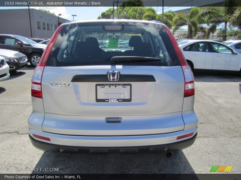 Alabaster Silver Metallic / Black 2010 Honda CR-V LX