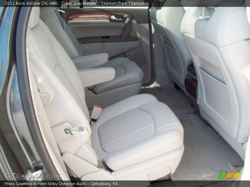 Cyber Gray Metallic / Titanium/Dark Titanium 2011 Buick Enclave CXL AWD