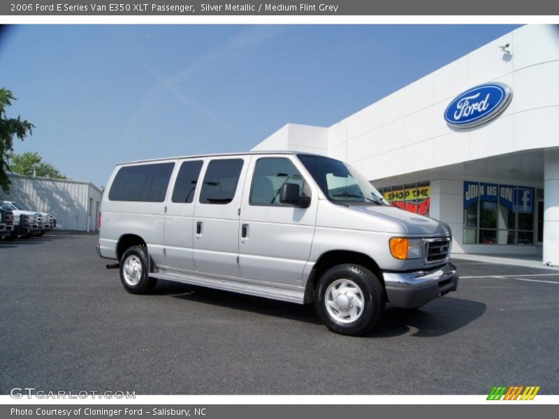 Silver Metallic / Medium Flint Grey 2006 Ford E Series Van E350 XLT Passenger