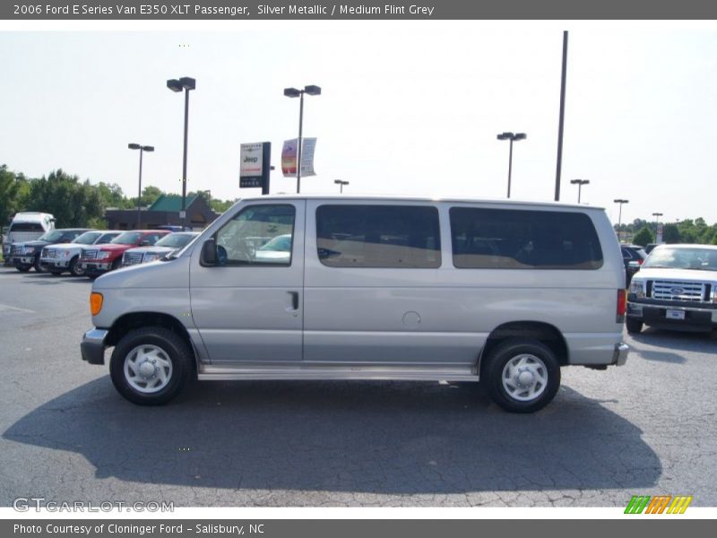 Silver Metallic / Medium Flint Grey 2006 Ford E Series Van E350 XLT Passenger