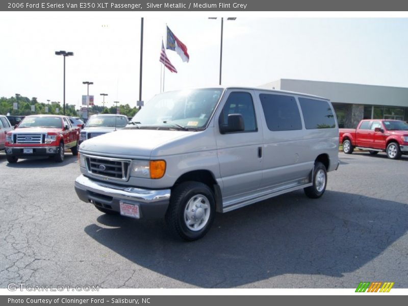 Silver Metallic / Medium Flint Grey 2006 Ford E Series Van E350 XLT Passenger