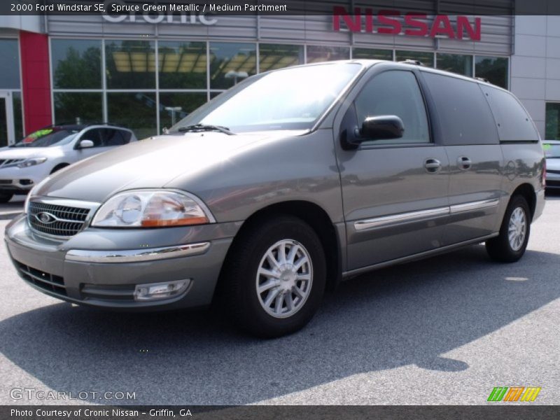 Spruce Green Metallic / Medium Parchment 2000 Ford Windstar SE