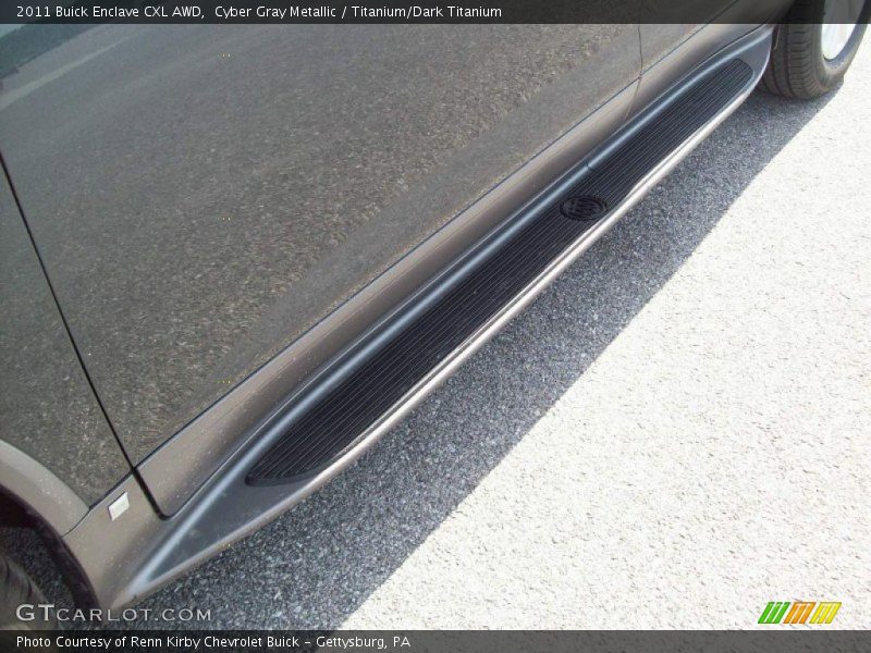 Cyber Gray Metallic / Titanium/Dark Titanium 2011 Buick Enclave CXL AWD