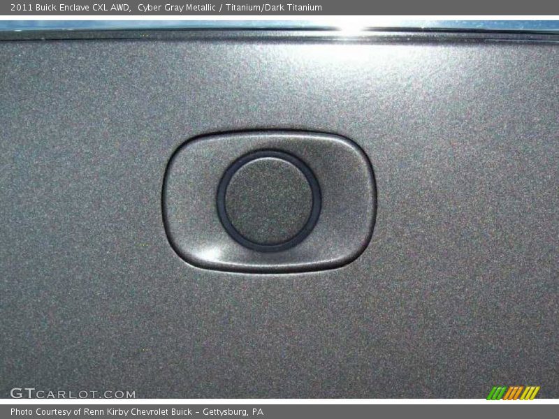 Cyber Gray Metallic / Titanium/Dark Titanium 2011 Buick Enclave CXL AWD