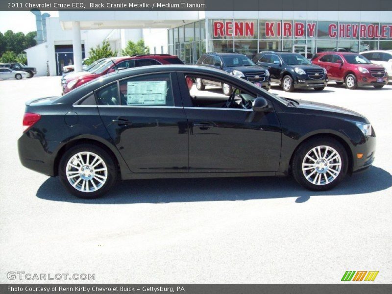 Black Granite Metallic / Medium Titanium 2011 Chevrolet Cruze ECO