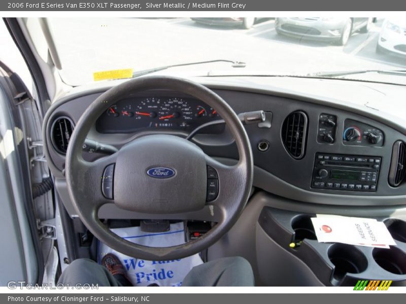 Silver Metallic / Medium Flint Grey 2006 Ford E Series Van E350 XLT Passenger