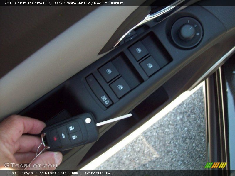 Black Granite Metallic / Medium Titanium 2011 Chevrolet Cruze ECO