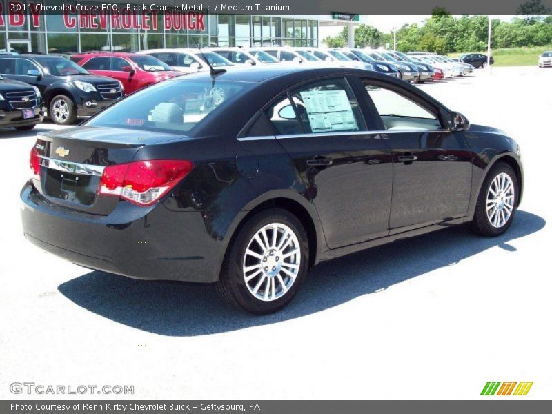 Black Granite Metallic / Medium Titanium 2011 Chevrolet Cruze ECO