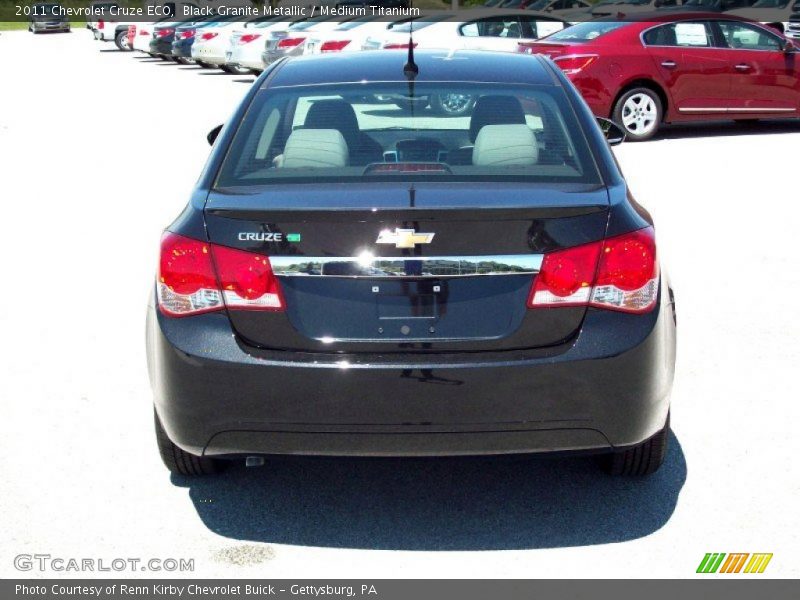 Black Granite Metallic / Medium Titanium 2011 Chevrolet Cruze ECO