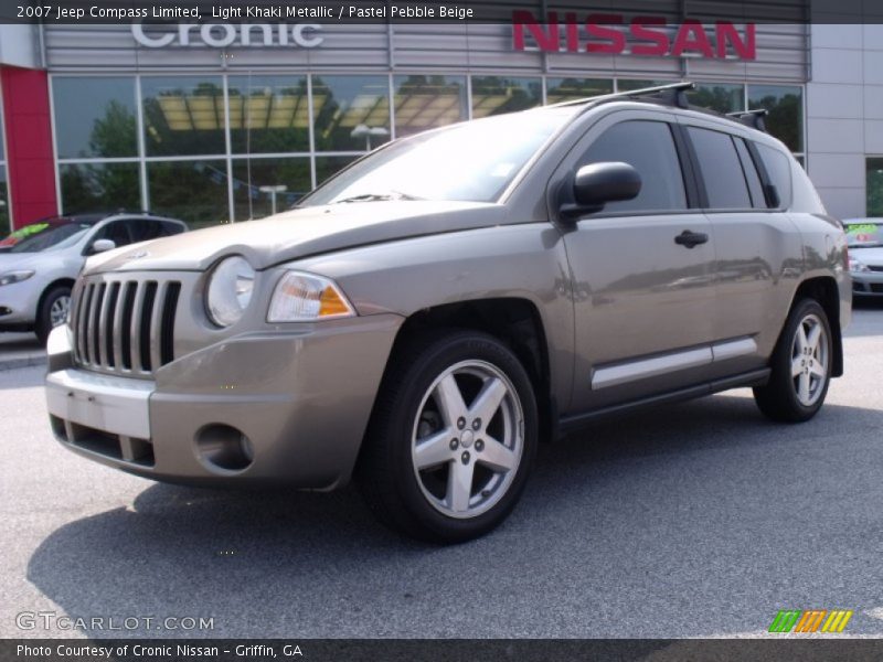 Light Khaki Metallic / Pastel Pebble Beige 2007 Jeep Compass Limited