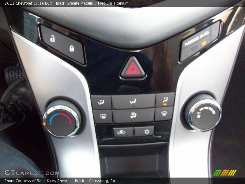 Controls of 2011 Cruze ECO