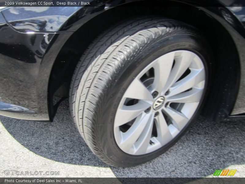 Deep Black / Black 2009 Volkswagen CC Sport