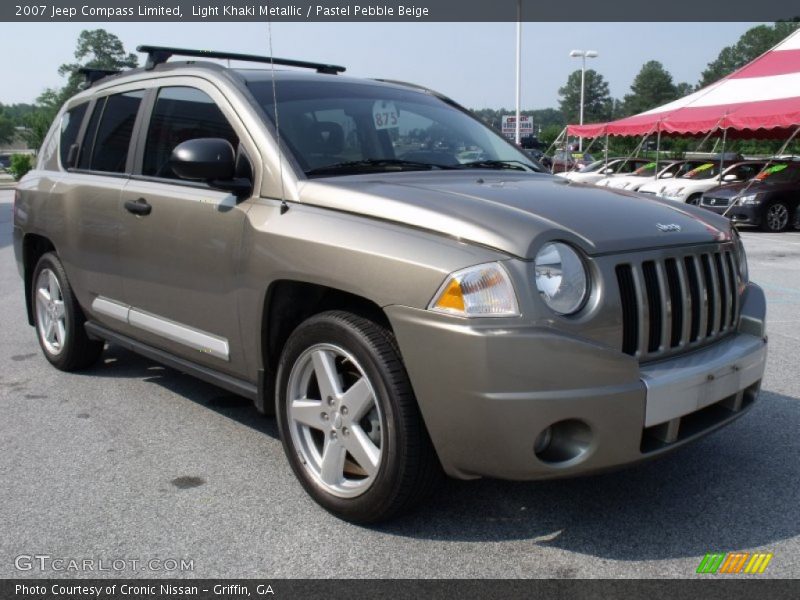 Light Khaki Metallic / Pastel Pebble Beige 2007 Jeep Compass Limited