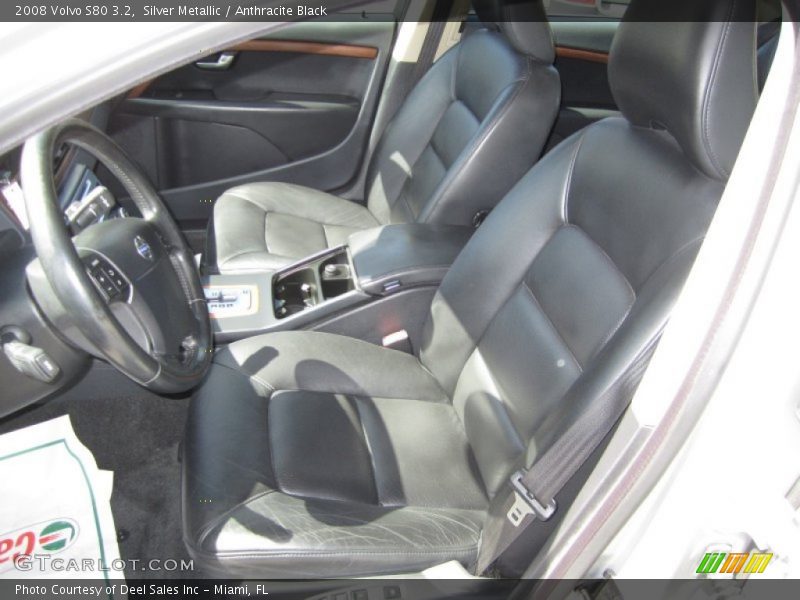 Silver Metallic / Anthracite Black 2008 Volvo S80 3.2